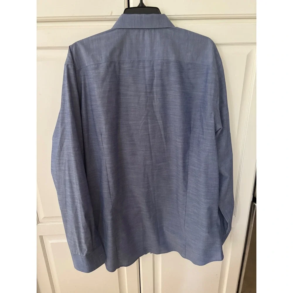 Banana‎ Republic XL Blue Non Iron Slim Fit Long Sleeve Button Down Shirt